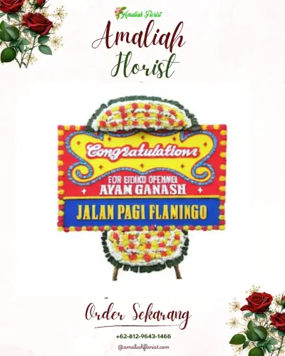 Bunga Papan Congratulation di Kauman
